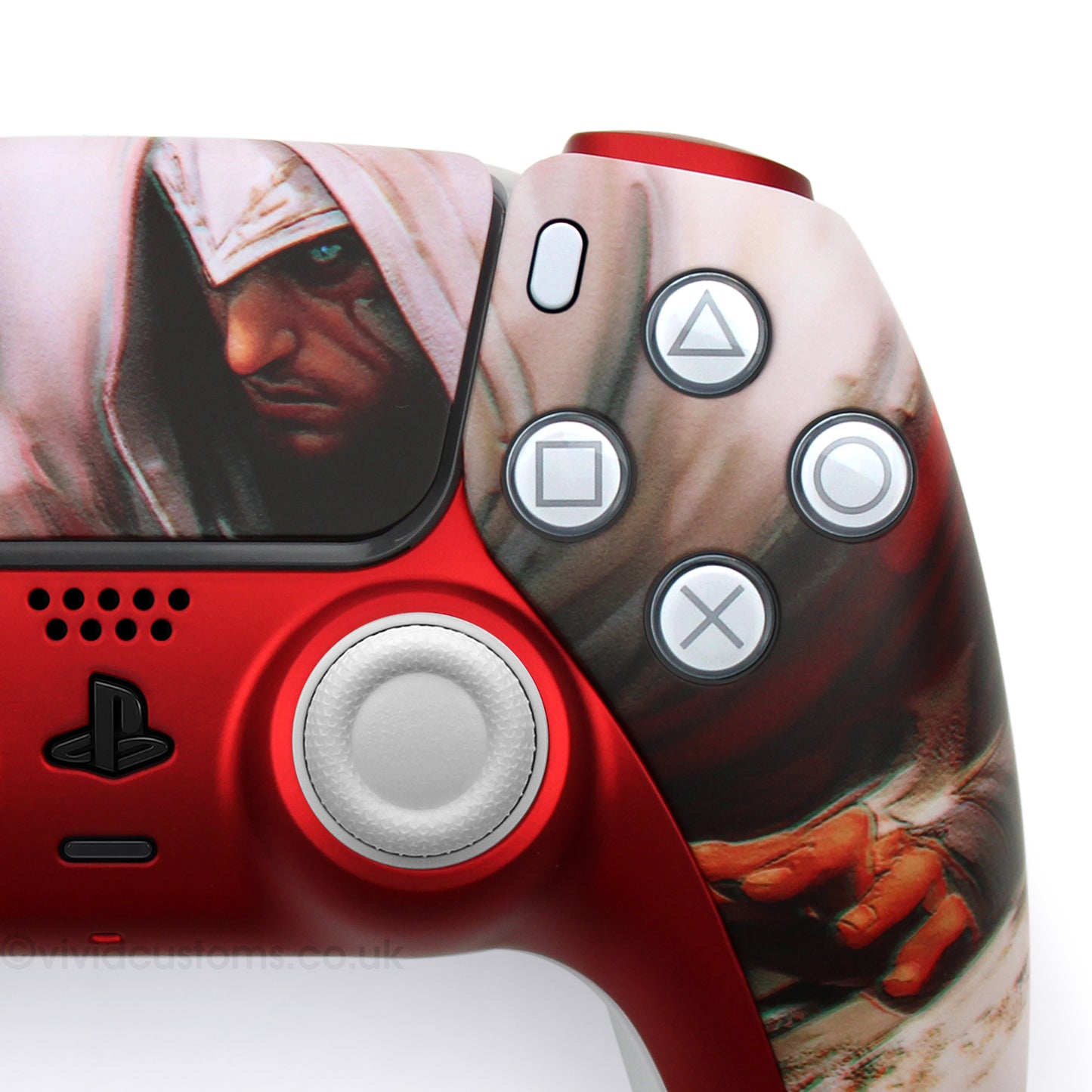 Custom Assassin's Creed PS5 Controller. Right Side.